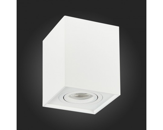 ST109.507.01 Светильник потолочный Белый GU10 1*50W  L100xW100xH123 220V Без ламп
