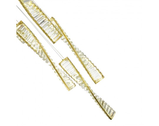 SL6205.303.05 Светильник подвесной ST-Luce Латунь/Прозрачный LED 1*55W 4000K