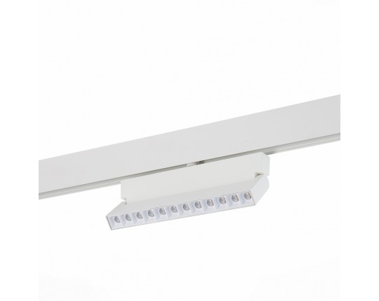 ST362.536.12 Магнитный трековый светильник белый LED 1*12W 3000K 1 009Lm Ra>80 36° IP20 L219xW22xH13
