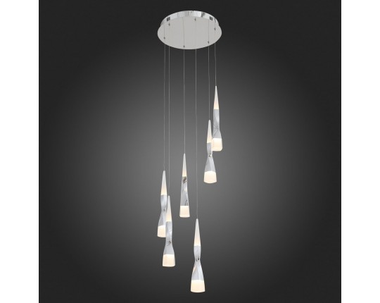 SL405.103.06 Светильник подвесной ST-Luce Хром/Хром, Белый LED 6*7W 3000K