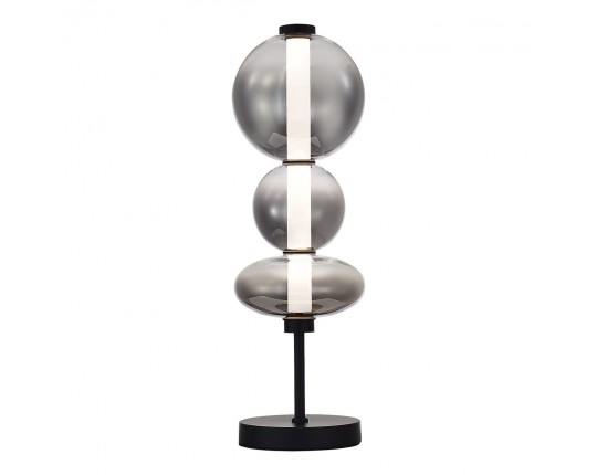 SL6119.404.18 Прикроватная лампа ST-Luce Черный/Дымчато-Серый LED 1*18W 3000K