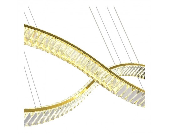 SL6206.303.50 Светильник подвесной ST-Luce Латунь/Прозрачный LED 1*50W 3000K