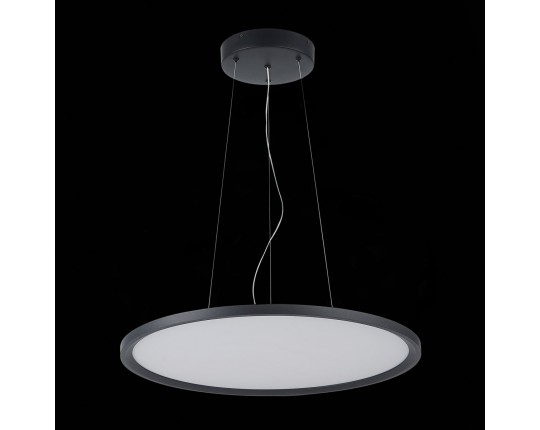 ST602.443.56 Светильник подвесной Черный LED 1*56W 4000K 5 040Lm Ra>80 120 IP20 D600xH36 185-265V