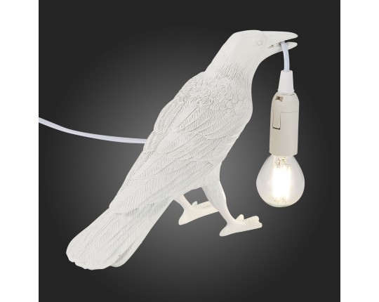 SLE115304-01 Прикроватная лампа Белый E14 1*60W