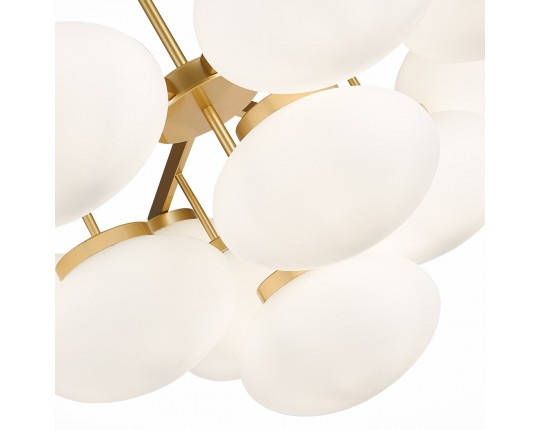 SL1503.203.13 Люстра потолочная ST-Luce Золотистый/Белый E27 13*40W