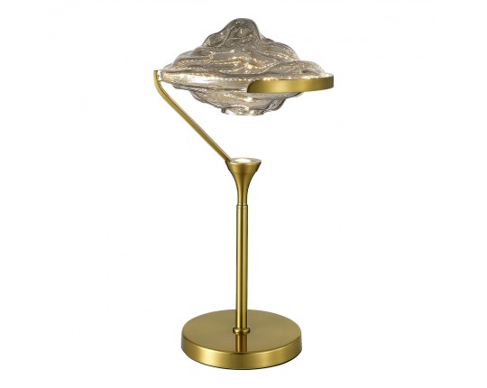 SL6115.304.01 Прикроватная лампа ST-Luce Латунь/Дымчато-Серый LED 1*19W 3000K