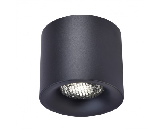 ST761.433.10 Светильник потолочный черный LED 1*10W 3000K 530Lm Ra 36° IP20 D80xH70 170-240VV