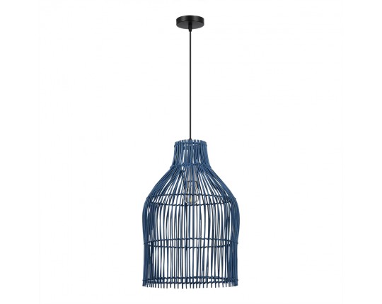 SL1513.403.01 Светильник подвесной ST-Luce Черный/Синий E27 1*40W