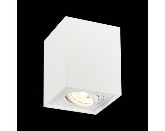 ST109.507.01 Светильник потолочный Белый GU10 1*50W  L100xW100xH123 220V Без ламп