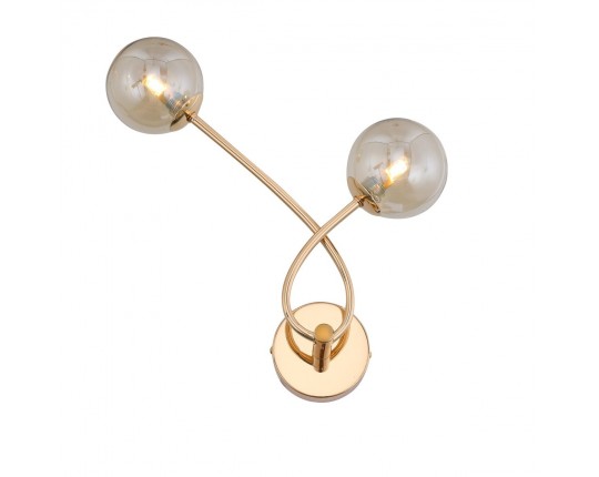 SL435.201.02 Бра ST-Luce Золотистый/Коньячный G9 2*3W