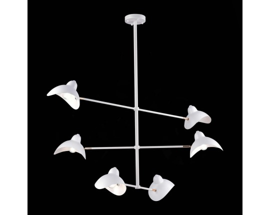 SL1801.503.06 Люстра подвесная ST-Luce Белый/Белый E14 6*60W
