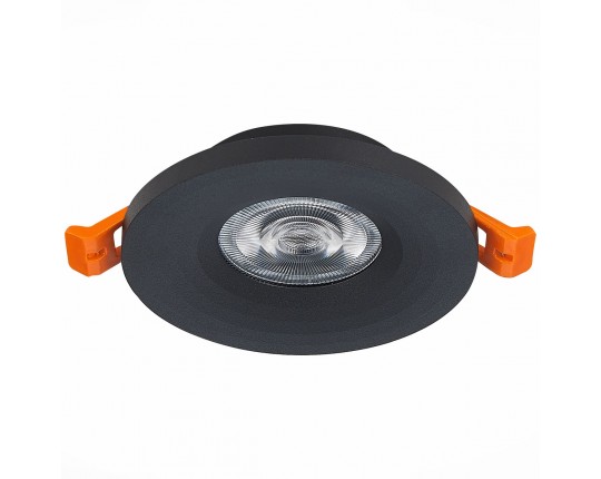 ST205.408.01 Св-к встр. Черный GU10 1*50W  D95xH27 220V Без ламп