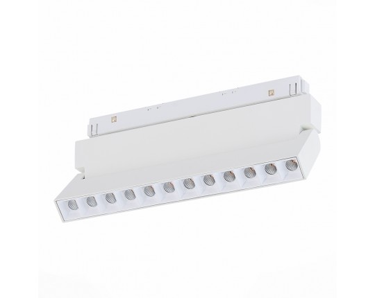 ST364.536.12 Магнитный трековый светильник белый LED 1*12W 3000K 1 009Lm Ra>80 36° IP20 L219xW22xH10