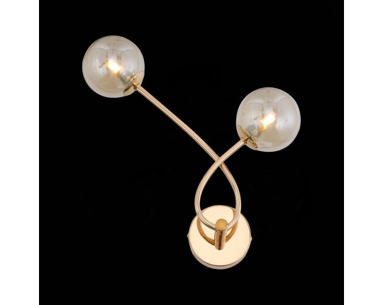 SL435.201.02 Бра ST-Luce Золотистый/Коньячный G9 2*3W