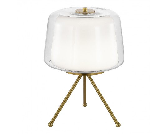 SL6127.304.01 Прикроватная лампа ST-Luce Латунь/Белый, Прозрачный LED 1*16W 3000K