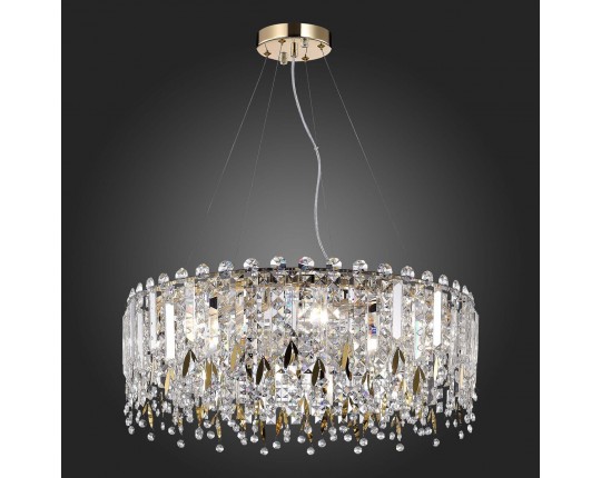 SL1655.203.08 Люстра подвесная ST-Luce Золотистый/Прозрачный E14 8*40W