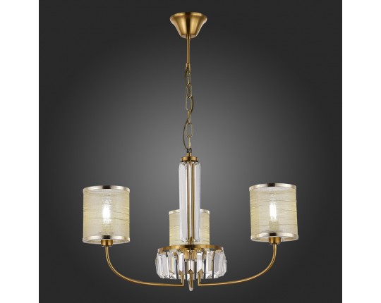 SLE1119-303-03 Светильник подвесной Латунь/Шампань E14 3*40W