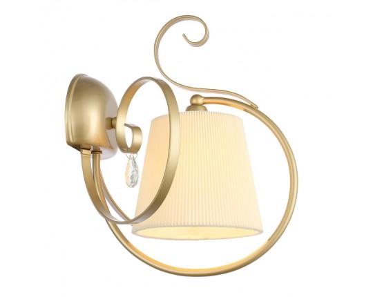 SL177.201.01 Светильник настенный Золотистый/Белый E14 1*40W