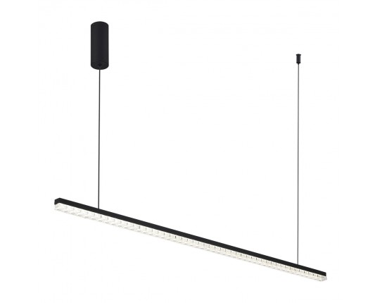 SL1018.423.01 Светильник подвесной ST-Luce черный/прозрачный LED 1*32W 4000K