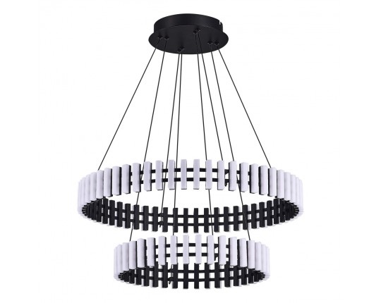 SL6203.403.65 Люстра подвесная ST-Luce Черный/Белый LED 1*65W 3000K