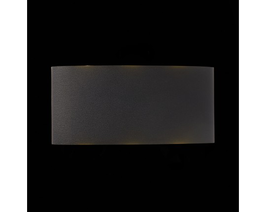 SL089.401.06 Светильник уличный настенный ST-Luce Черный кварцевый LED 6*1W 4000K