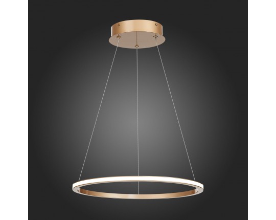 ST604.243.22 Светильник подвесной ST-Luce Золотистый/Белый LED 1*22W 4000K