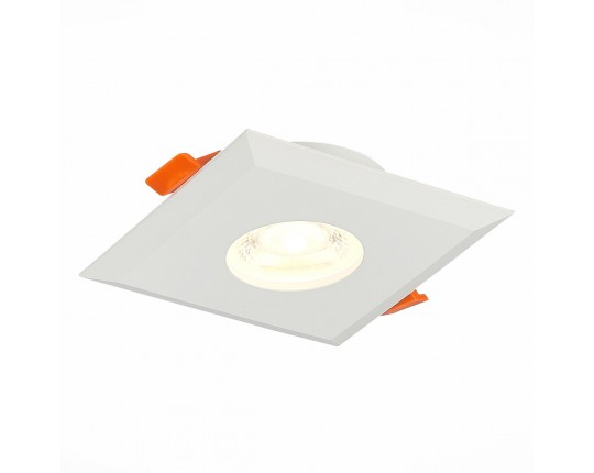 ST204.508.01 Св-к встр. Белый GU10 1*50W  L94xW94xH25 220V Без ламп