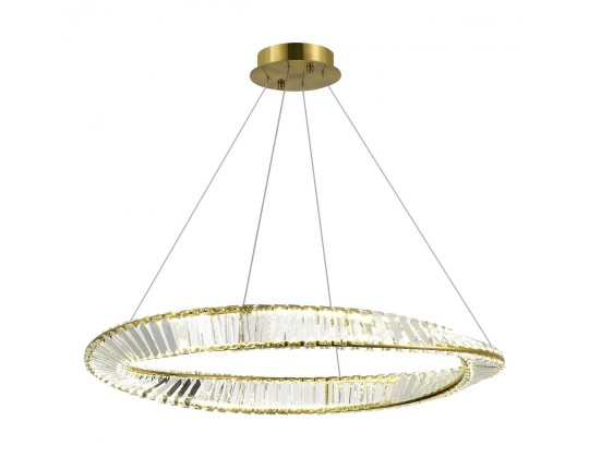 SL6204.311.01 Светильник подвесной ST-Luce Латунь/Прозрачный LED 1*45W 4000K