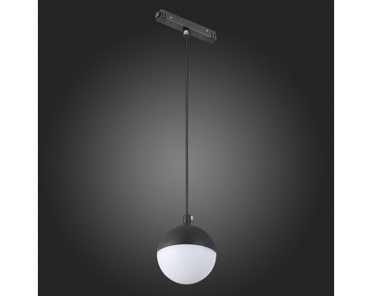 ST358.443.07 Магнитный трековый светильник подвесной Черный LED 1*7W 4000K 520Lm Ra>80 120° IP20 D90