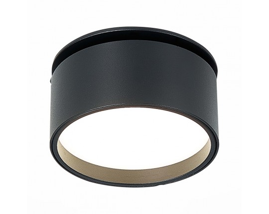 ST651.448.09 Встраиваемый поворотный светильник Черный LED 1*9W 4000K 720Lm Ra>90 120° IP20 D85xH68