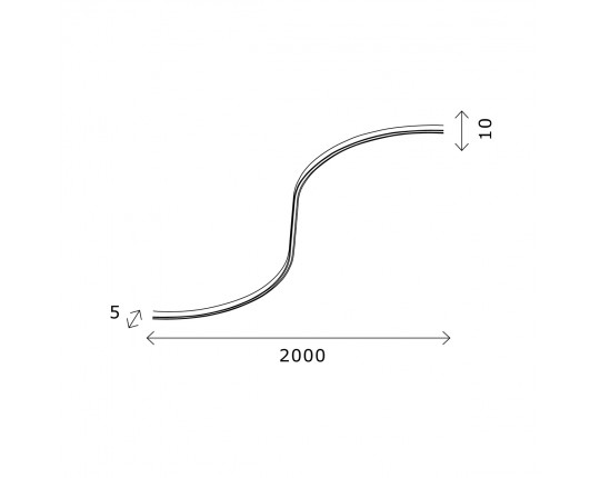 ST668.446.16 Гибкий светодиодный светильник Белый,Черный LED 1*16W 4000K 300Lm Ra>80 100° IP20 L2 00