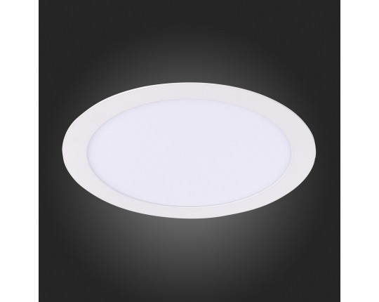 ST209.548.18 Св-к встр. Белый LED 1*18W 4000K 1 350Lm Ra80 110° IP20 D225xH8 90-265V