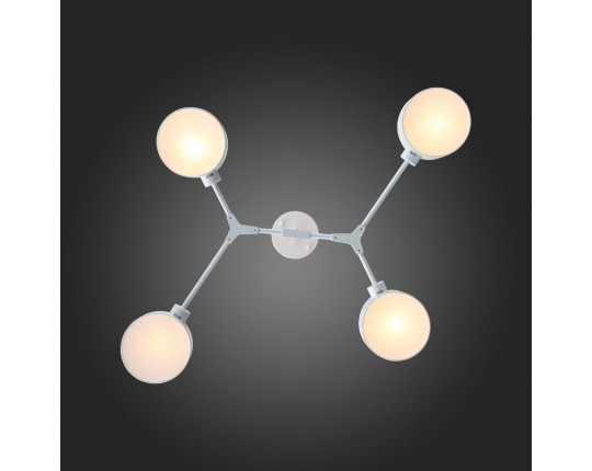 SLE183502-04 Светильник потолочный Белый/Белый E14 4*60W