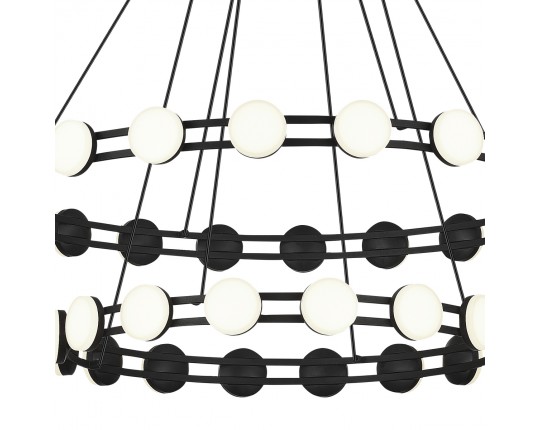 SL6610.403.36 Светильник подвесной ST-Luce черный/белый LED 1*70W 4000K