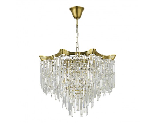 SL1659.303.10 Светильник подвесной ST-Luce Латунь/Прозрачный E14 10*60W