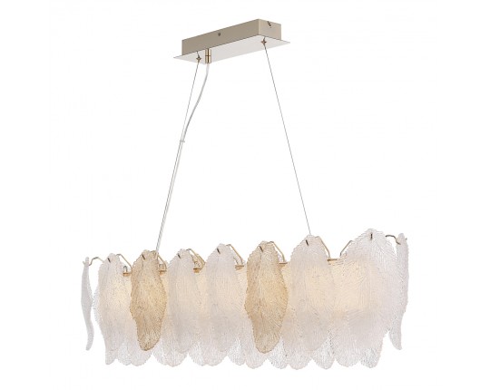 SL6135.233.01 Светильник подвесной ST-Luce золото/прозрачный, янтарный LED 1*24W 3000K