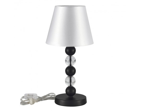 SL2003.404.01 Прикроватная лампа ST-Luce черный/белый E27 1*40W