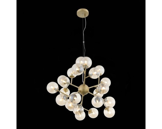 SL438.203.24 Люстра подвесная ST-Luce Золотистый/Коньячный G9 24*5W