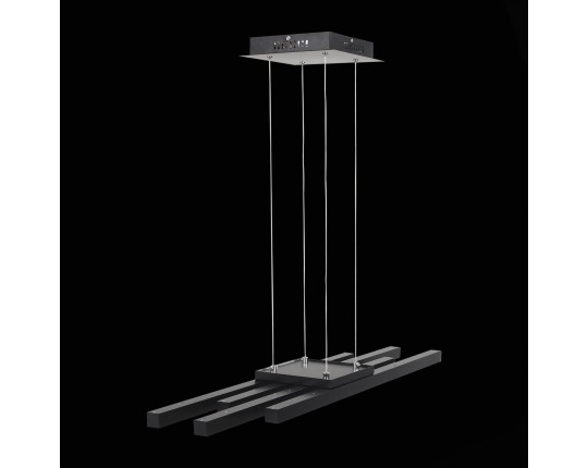 SL933.403.04 Люстра подвесная ST-Luce Черный/Белый,Черный LED 1*38W 3000K/4000K/6000K