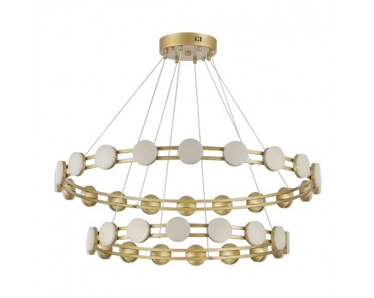 SL6610.203.36 Светильник подвесной ST-Luce золотистый/белый LED 1*70W 4000K