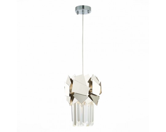 SL1232.103.01 Подвес ST-Luce Хром/Прозрачный, Хром E14 1*60W