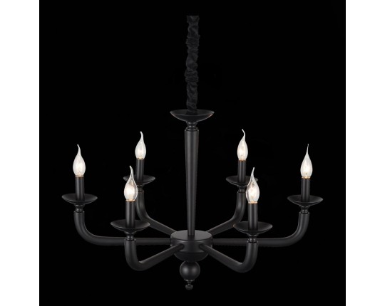 SL1114.403.06 Люстра подвесная ST-Luce Черный E14 6*40W