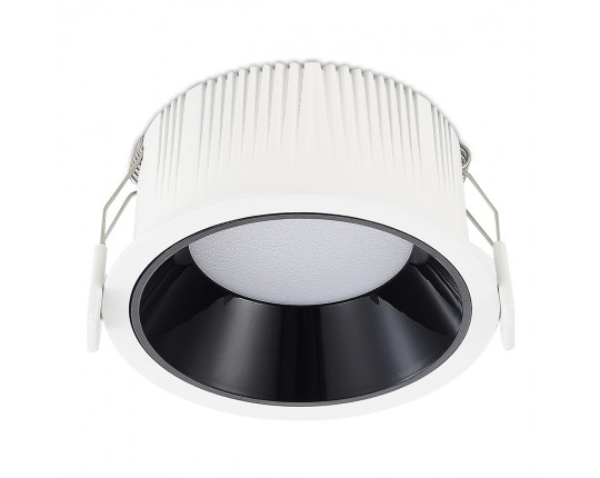 ST755.438.12 Св-к встр. Черный LED 1*12W 3000K 1 080Lm Ra80 120° IP20 D105xH50 100-240V