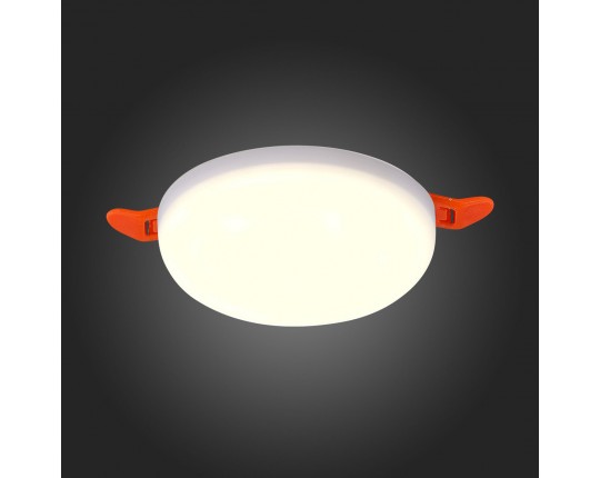 ST700.538.08 Св-к встр. Белый LED 1*8W 3000K 690Lm Ra80 180° IP44 D90xH20 85-265V