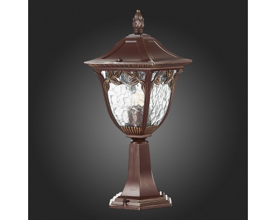 SL083.705.01 Светильник уличный наземный ST-Luce Кофейный/Кофейный, Прозрачный E27 1*60W