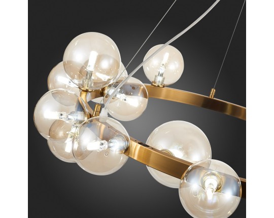 SL1165.303.15 Светильник подвесной ST-Luce Бронза/Коньячный G4 15*5W