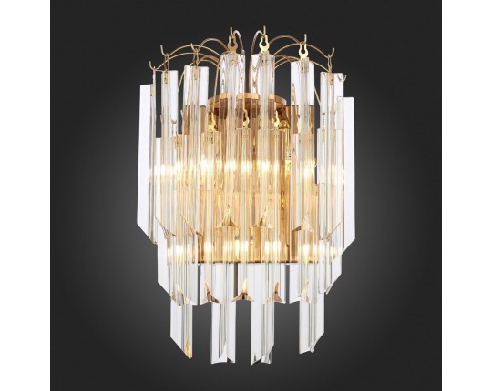 SL386.201.03 Бра ST-Luce Золотистый/Золотистый, Прозрачный G9 3*5W