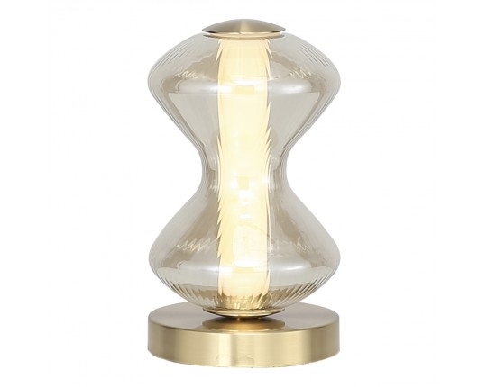 SL6136.204.01 Прикроватная лампа ST-Luce золото/коньячный LED 1*6W 3000K