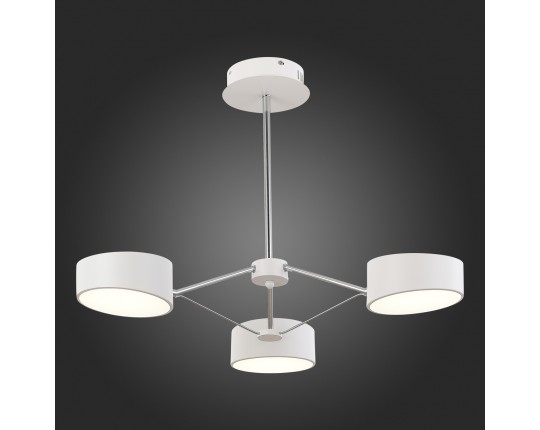 SLE6005-502-03 Светильник потолочный Белый, Хром/Белый LED 3*10W