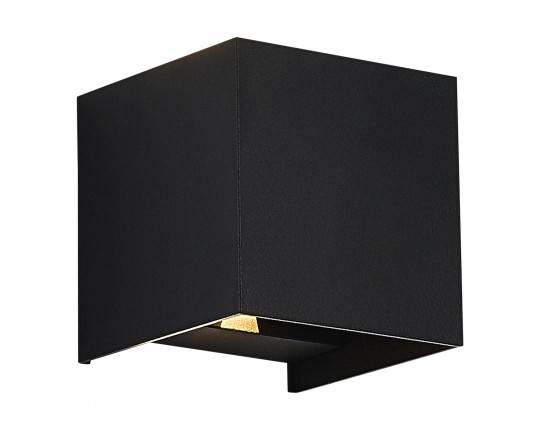 SL9513.401.01 Светильник уличный настенный ST-Luce черный/черный LED 1*10W 2700K